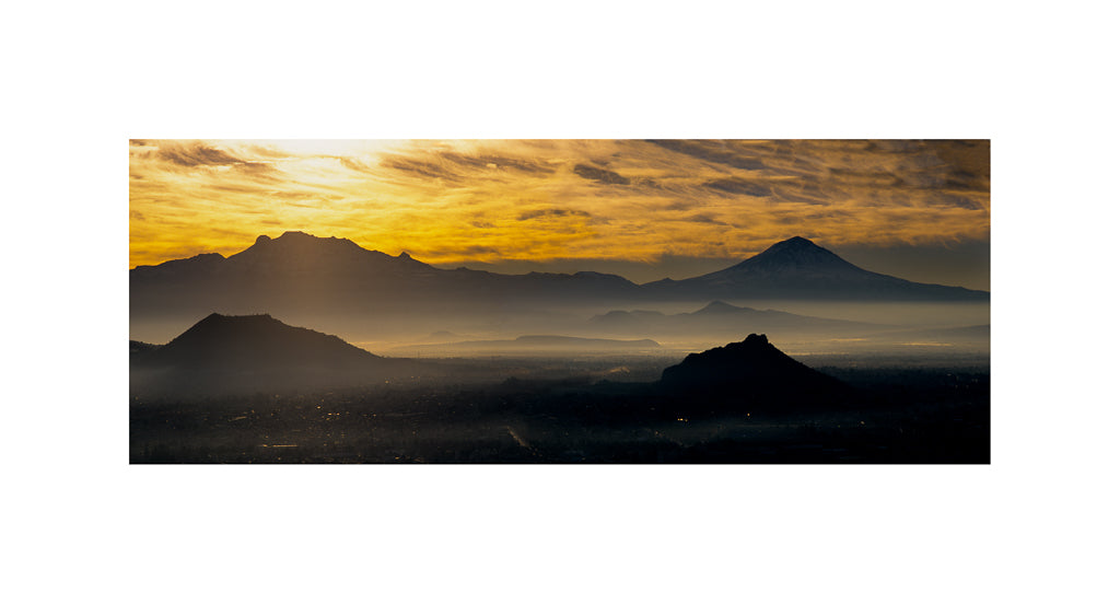 Fotografia Enmarcada "Volcanes al vuelo"