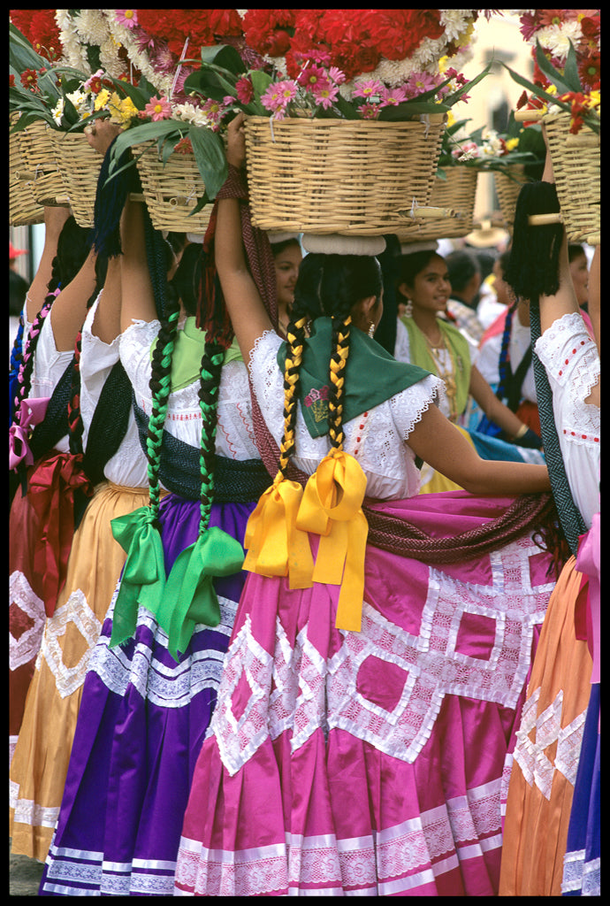 Postal, foto de Autor, "Jarabe del Valle". Oaxaca
