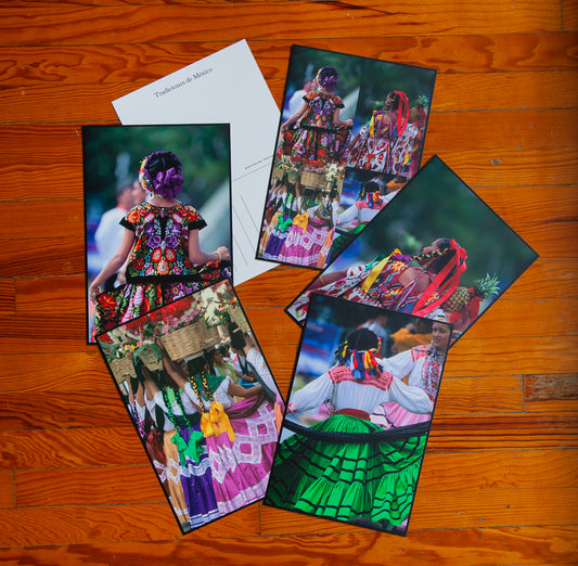 Paquete de 5 postales "Fiestas"