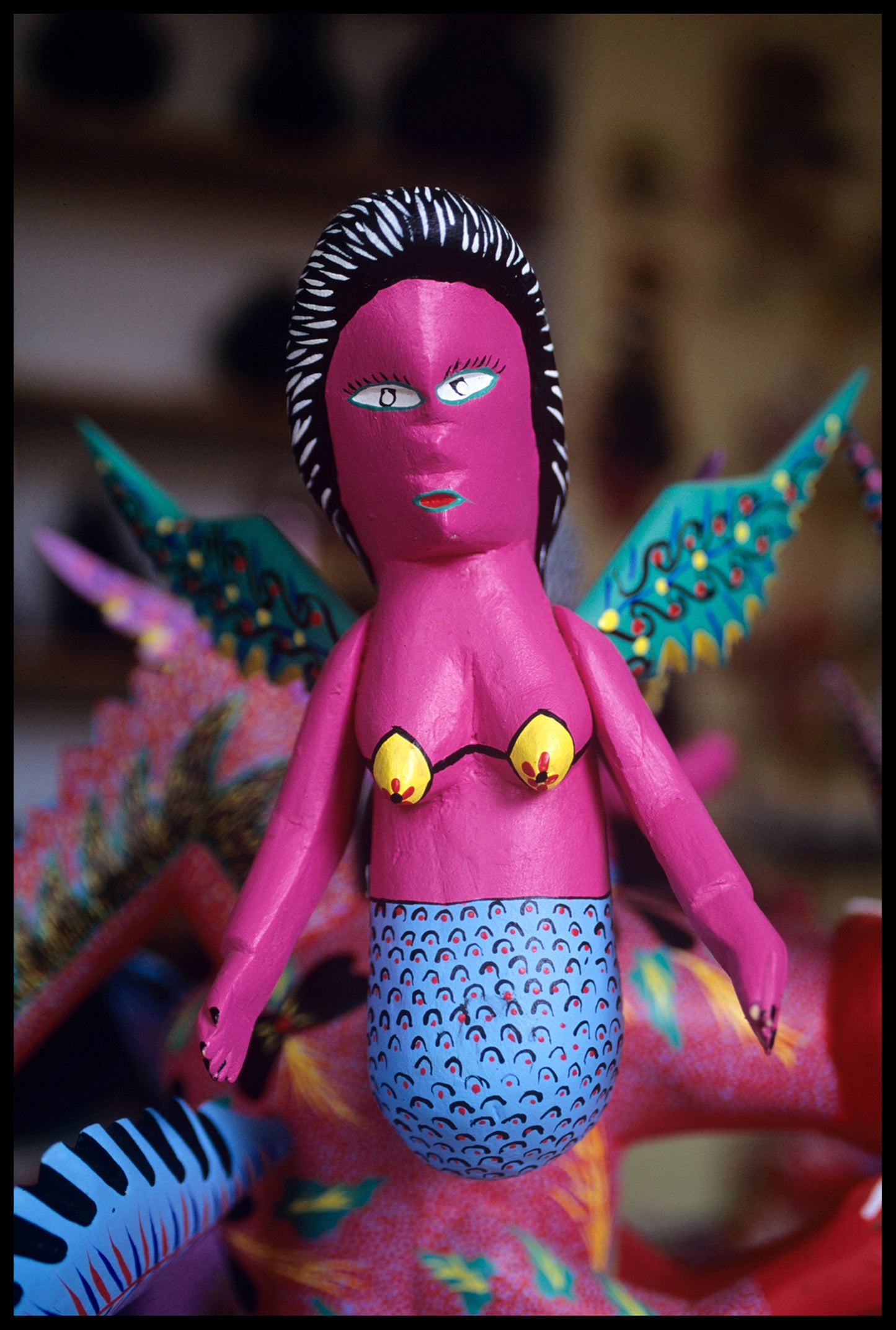 Postal, foto de autor.  "Alebrije de Sirena"